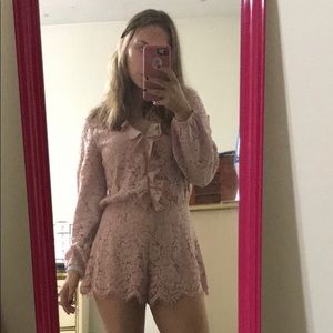 light pink romper